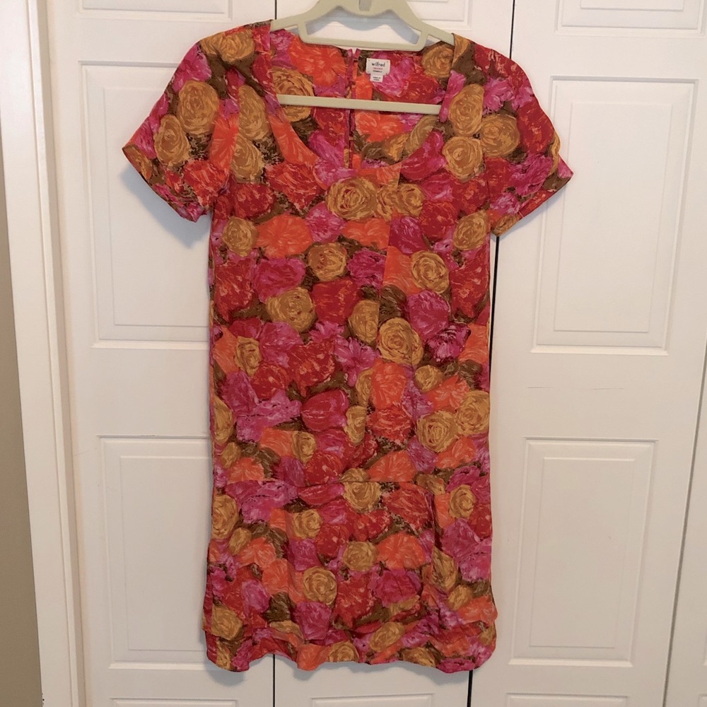 Wilfred Silk Watercolour Floral Dress